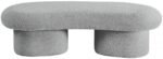 Luka Boucle Fabric Upholstered Bench - Image 4