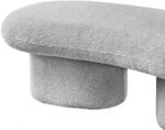 Luka Boucle Fabric Upholstered Bench - Image 9