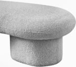 Luka Boucle Fabric Upholstered Bench - Image 10