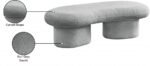 Luka Boucle Fabric Upholstered Bench - Image 14