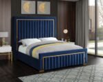 Dolce Velvet Upholstered Queen Bed - Image 2