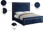 Dolce Velvet Upholstered Queen Bed - Image 6