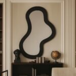 Oblique Iron Frame Mirror - Image 2