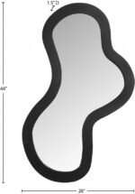 Oblique Iron Frame Mirror - Image 7