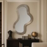 Oblique Iron Frame Mirror - Image 2