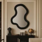 Oblique Iron Frame Mirror - Image 2