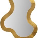 Oblique Iron Frame Mirror