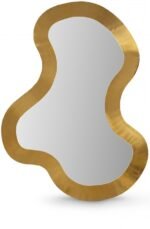 Oblique Iron Frame Mirror