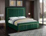 Dolce Velvet Upholstered Queen Bed - Image 2