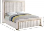Dolce Velvet Upholstered Queen Bed - Image 5