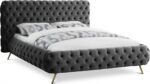 Delano Velvet Upholstered Bed