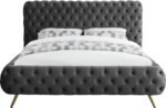 Delano Velvet Upholstered Bed - Image 3