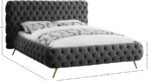 Delano Velvet Upholstered Bed - Image 5
