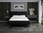 Delano Velvet Upholstered Bed - Image 4