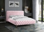 Delano Velvet Upholstered Bed - Image 2