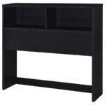 WESTPARK 49-INCH FULL BOOKCASE HEADBOARD BLACK - Image 4