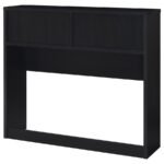 WESTPARK 49-INCH FULL BOOKCASE HEADBOARD BLACK - Image 6