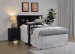WESTPARK 49-INCH FULL BOOKCASE HEADBOARD BLACK - Image 10