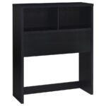 WESTPARK 49-INCH TWIN BOOKCASE HEADBOARD BLACK