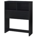 WESTPARK 49-INCH TWIN BOOKCASE HEADBOARD BLACK - Image 4