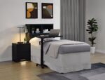 WESTPARK 49-INCH TWIN BOOKCASE HEADBOARD BLACK - Image 10