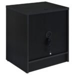 WESTPARK 2-DRAWER NIGHTSTAND LED LIGHTS AND USB BLACK - Image 8