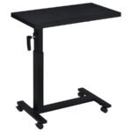 WESTPARK HEIGHT ADJUSTABLE MOBILE BEDROOM C-TABLE BLACK