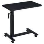 WESTPARK HEIGHT ADJUSTABLE MOBILE BEDROOM C-TABLE BLACK - Image 3