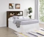 WESTPARK 49-INCH FULL BOOKCASE HEADBOARD DARK PINE - Image 2