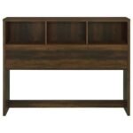 WESTPARK 49-INCH QUEEN BOOKCASE HEADBOARD DARK PINE - Image 3