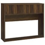 WESTPARK 49-INCH QUEEN BOOKCASE HEADBOARD DARK PINE - Image 5