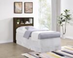WESTPARK 49-INCH TWIN BOOKCASE HEADBOARD DARK PINE - Image 2