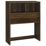 WESTPARK 49-INCH TWIN BOOKCASE HEADBOARD DARK PINE