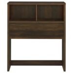 WESTPARK 49-INCH TWIN BOOKCASE HEADBOARD DARK PINE - Image 3