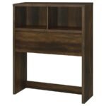 WESTPARK 49-INCH TWIN BOOKCASE HEADBOARD DARK PINE - Image 4