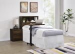 WESTPARK 49-INCH TWIN BOOKCASE HEADBOARD DARK PINE - Image 9
