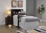 WESTPARK 49-INCH TWIN BOOKCASE HEADBOARD DARK PINE - Image 10
