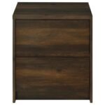 WESTPARK 2-DRAWER NIGHTSTAND LED LIGHTS AND USB DARK PINE - Image 5