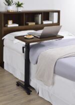 WESTPARK HEIGHT ADJUSTABLE MOBILE BEDROOM C-TABLE DARK PINE - Image 2