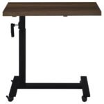 WESTPARK HEIGHT ADJUSTABLE MOBILE BEDROOM C-TABLE DARK PINE - Image 6
