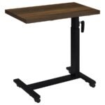 WESTPARK HEIGHT ADJUSTABLE MOBILE BEDROOM C-TABLE DARK PINE - Image 9
