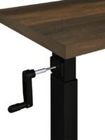WESTPARK HEIGHT ADJUSTABLE MOBILE BEDROOM C-TABLE DARK PINE - Image 12