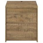 WESTPARK 2-DRAWER NIGHTSTAND LED LIGHTS AND USB MANGO - Image 5