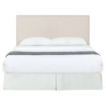 PIRRO UPHOLSTERED KING PANEL HEADBOARD SAND - Image 3