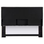 PIRRO UPHOLSTERED KING PANEL HEADBOARD SAND - Image 5
