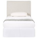 PIRRO UPHOLSTERED TWIN PANEL HEADBOARD SAND - Image 3