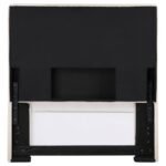 PIRRO UPHOLSTERED TWIN PANEL HEADBOARD SAND - Image 5