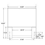 PIRRO UPHOLSTERED TWIN PANEL HEADBOARD SAND - Image 8