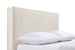 IZZY UPHOLSTERED KING PANEL HEADBOARD SAND - Image 5