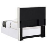 IZZY UPHOLSTERED TWIN PANEL HEADBOARD SAND - Image 4